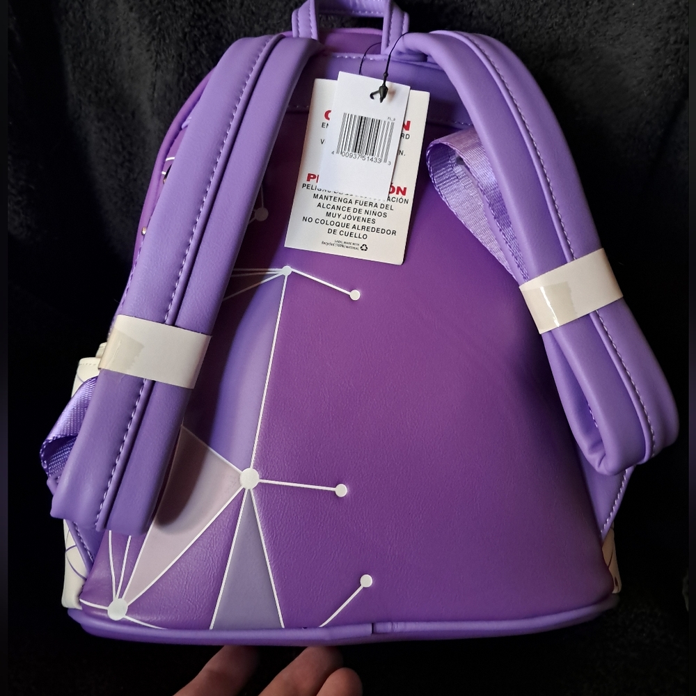 Disney Purple Wall Loungefly Mini Backpack - Picture 3 of 4